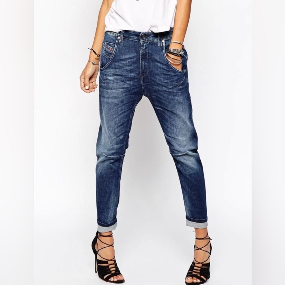 Diesel Fayza-XP Regular Boyfriend Low Waist Size W25 L30 Stretch